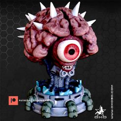 1.jpg 3D file Metroid Mother Brain・3D printer model to download