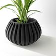 misprint-8254.jpg The Leno Planter Pot with Drainage | Modern and Unique Home Decor for Plants and Succulents  | STL File