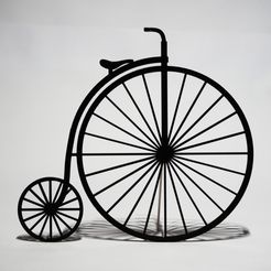 DSC01633.jpg Free STL file Penny Farthing Bicycle・3D printing template to download, RodMuzac
