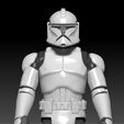 screenshot.408.jpg STAR WARS .STL The Clone Wars OBJ. Clone Trooper phase 1 and 2 3d KENNER STYLE ACTION FIGURE.