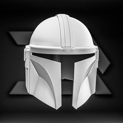 Mando.jpg Fichier STL Casque Mandalorien - Mode STL imprimable en 3D・Idée pour impression 3D à télécharger