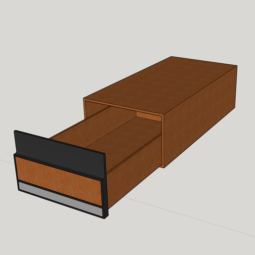 small retro furniture 3D model