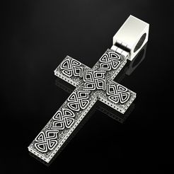 Cross-Celtic-pattern-9.jpg Fichier STL Motif de croix celtique・Design imprimable en 3D à télécharger