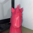 BD et Re ide ea 5 ‘ ee! by dt nie a 4 Lowpoly piggy bank unicorn head.