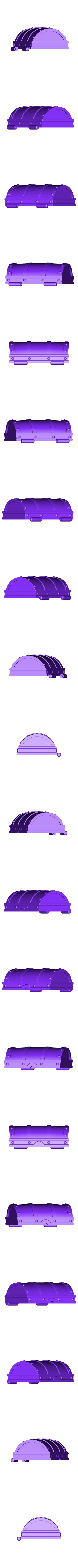 TreasureChest_(Top).stl Zelda Treasure chest+Cartridge storage