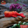 b.jpg PRINT IN PLACE CUTE FLEXI BELUGA WHALE