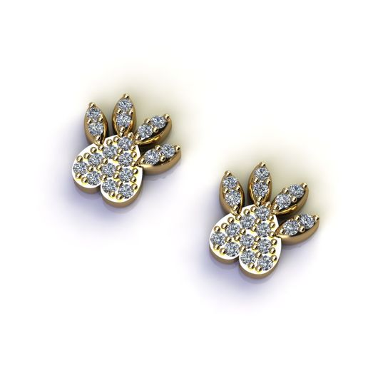 Kid Earrings  3dm with stl files 3D print model 3D model