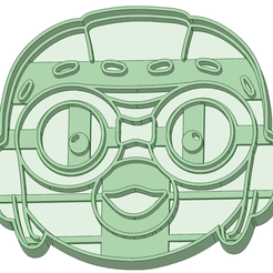 Pororo.png STL file Pororo cookie cutter・3D print design to download