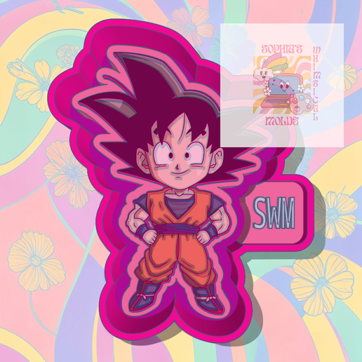 Chibi Goku Mold Housing