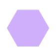HC-Core-Plain.stl Juego de posavasos hexagonales (impresión con un solo extrusor) VERSION GRATITA CON MARCA DE AGUA