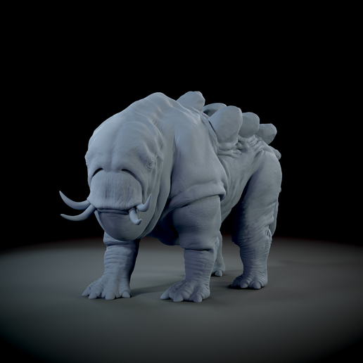 Alien Creature Mursuratops 3D Print Model