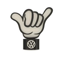 Signe-VWiste.jpg VW sign lamp with volkswagen logo