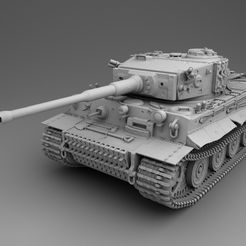 PZ-Tiger-I-1.jpg World War II Tanks - German - PZ Tiger I