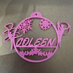 312624480_643598160474003_5470089327754617297_n.jpg Fichier STL Boule de Noel danseuse V2・Plan imprimable en 3D à télécharger