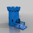 65aeb64e1639324052691cf10adf3092.png Castle dice tower with moveable gate