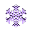 _snowflake.stl Miniature Christmas Themed Tic Tac Toe - Resin Print