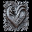 Pulse-of-Roses-Relief-3.jpg Pulse of Roses Relief fichier STL pour impression 3d ou CNC