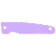 LinerLockKnife_-_FrontShellV2.STL Liner Lock Pocket Knife Ornament
