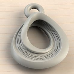 Mobius ring .3.jpg Archivo STL Colgante Mobius・Design para impresora 3D para descargar