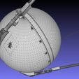 sfddsfffsfd.jpg Sputnik Satellite 3D-Printable Detailed Scale Model