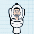 toilet.png Skibidi Toilet Character Toilet Key Ring