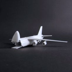 an-124 - finish 11 - IMG_2887 copy.jpg 3D file Antonov An-124 Ruslan 1:500・3D printing model to download