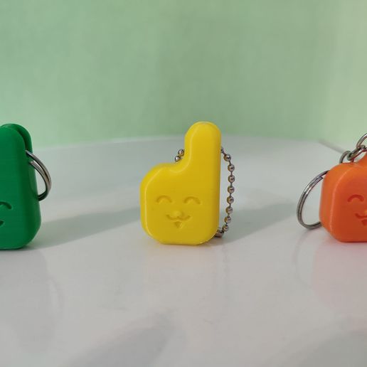 Cute Key Chain 3D model