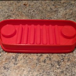 IMG_20190214_230915.jpg Fichier STL Timbre pour coupe-biscuits Jeep Wrangler Gladiator JL Grille style・Design pour impression 3D à télécharger