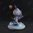 Sneasel-Hisui3.png Hisuian Sneasel presupported 3D print model
