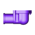 Pompa acqua (bocchettone).stl STL file DODGE SRT HELLCAT - ENGINE・3D printing template to download