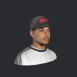 model-5.png Chance The Rapper-bust/head/face ready for 3d printing