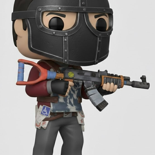 Rust Metal Victim Set - Funko Pop Style (High-Detail Collectible)