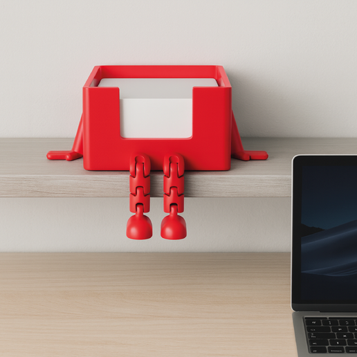 🎶 Articulated Sticky Note Holder | Fun Storage with Legs Toy | Desk ...