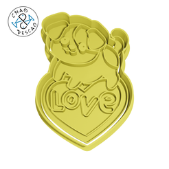 Kawaii_8cm_2pc_13_C.png Archivo STL Perro - Lovely Animals (no 13) - Cortador de galletas - Fondant - Arcilla polimérica・Objeto de impresión 3D para descargar