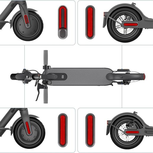 4 Bandes Réfléchissantes Pour Roues Xiaomi M365/Pro/Pro2/1S - Accessoire Sécurité Trottinette - 6