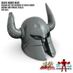 RBL3D_Death_Adder_head1.jpg Death Adder head for 5.5 motu vintage, origins, classics and mastervese