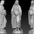 400.6.jpg Mary statue 3D print model