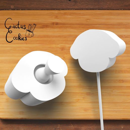 Dog Cake Pop Mold 0908_1 - 3D model önizlemesi