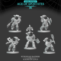 NyxonianRaiders1.png 3D file Nyxonian Raider Upgrade Kit・Model to download and 3D print