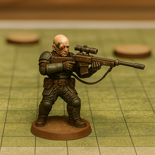🔫 Jackal Alphus – Genestealer Cults Sniper Leader War-Hammer Miniature ...