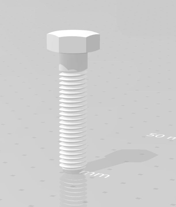 Download free STL file Screw and nut M8 • Model to 3D print ・ Cults