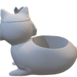 Imagen6.png Fox pot planter 3d model stl for 3d printing