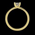 Lucy-Round-Solitaire-Engagement-Ring-STL-3D-Printable-4.jpg Lucy Round Solitaire Engagement Ring STL 3D Printable