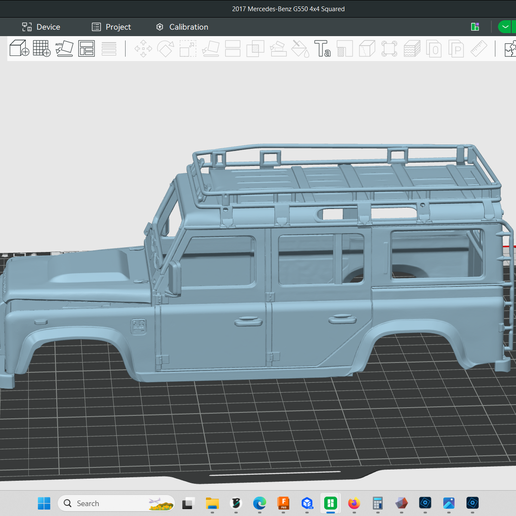 🐚 1986 Land Rover Defender D110, range rover, scale hollow interior ...