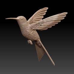 5436.jpg Archivo STL colibrí・Plan para descargar y imprimir en 3D