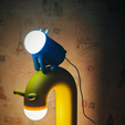 ertgwgtg.png 🦒 Elegant Modular Giraffe Lamp (Stackable!) | Minimalist Home Decor 3D Print STL