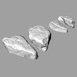 stones.png Free STL file Two stones/rocks・3D print object to download, MaterialsToBuils3D