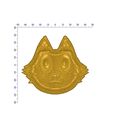 Cat-01-mold-form-07d.jpg professional cookie mold form for chocolate cookies snowball rice  "Cat-01" real 3D Relief For CNC and sculpture building decor or table decoration