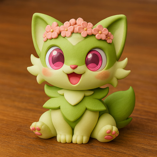 Sprigatito Chibi Easy Support