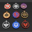 2.png Warhammer Faction Medals / Keychains Collection (9 Emblems STL)